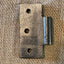 Antique Cast Iron Door Hinge, Half Only - 3" x 3"