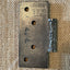 Antique Cast Iron Door Hinge, Half Only - 4" x 4"