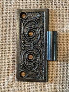 Antique Cast Iron Door Hinge, Half Only - 4