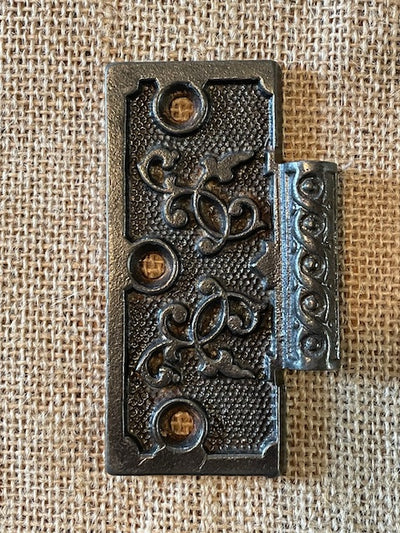 Antique Cast Iron Door Hinge, Half Only - 4" x 4"