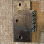 Antique Cast Iron Door Hinge, Half Only - 4" x 4"