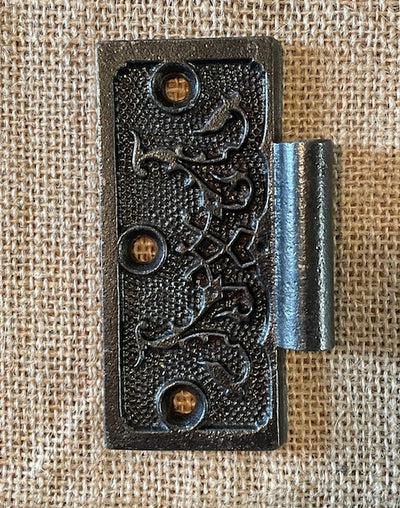 Antique Cast Iron Door Hinge, Half Only - 4" x 4"