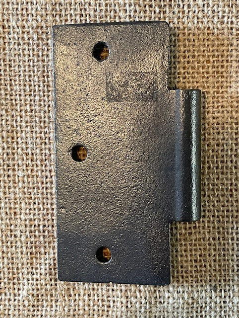 Antique Cast Iron Door Hinge, Half Only - 4" x 4"