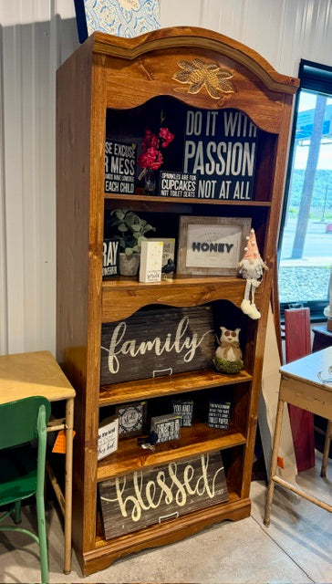 Decorative Wooden Bookshelf (Store Pick Up Only: Williamsport, PA)