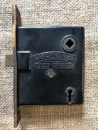 Antique Sargent & Co. Easy Spring Interior Mortise Door Lock