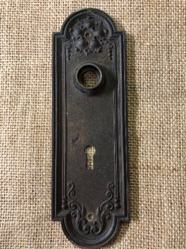 Antique Stamped Door Plate - 2⅜