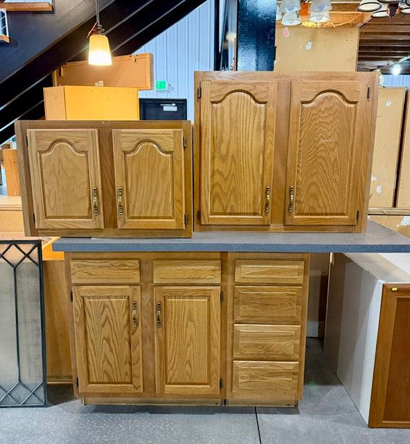 Kitchen Cabinet Set With Countertop and Sink (Store Pick Up Only: Williamsport, PA)