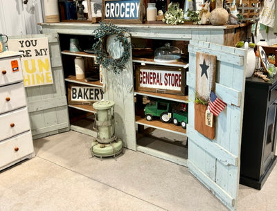 Vintage Farm-house Style Cabinet (Store Pick Up Only: Williamsport, PA)