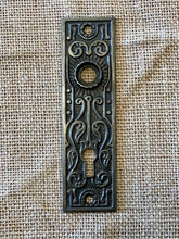 Load image into Gallery viewer, Antique Cast Iron Escutcheon Door Knob Plate
