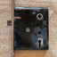 Antique Eastlake-Style Mortise Lock With Stamped Metal Faceplate