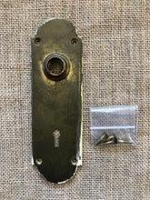 Load image into Gallery viewer, Antique Sargent &amp; Co Brass Doorknob Backplate - 7½&quot;
