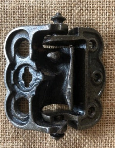 Antique Cast Iron Screen Door Hinge back