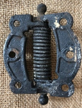Load image into Gallery viewer, Antique Cast Iron Spring Screen Door Hinge back

