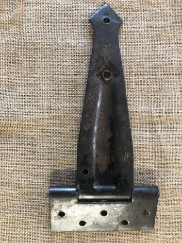 Antique Cast Iron Strap Hinge - 12" back