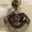 Antique Octagon Purple & Clear Glass Door Knob Set side