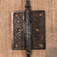 Antique Decorative Cast Iron Steeple Tip Door Hinge - 3½" x 3"