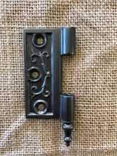 Load image into Gallery viewer, Antique Simple Cast Iron Door Hinge - Left Half Only - 3&quot; x 3&quot;
