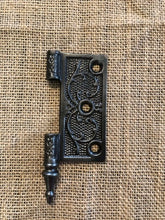 Load image into Gallery viewer, Antique Cast Iron Steeple Tip Door Hinge, Right Half Only - 3½&quot; x 3½&quot;
