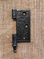 Antique Cast Iron Steeple Tip Door Hinge, Right Half Only - 3½