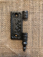 Antique Cast Iron  Door Hinge, Left Half Only - 2½