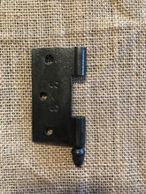Load image into Gallery viewer, Antique Simple Cast Iron Door Hinge - Right Half Only - 3&quot; x 3&quot;
