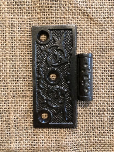 Antique Cast Iron Door Hinge, Half Only - 3½" x 3½"