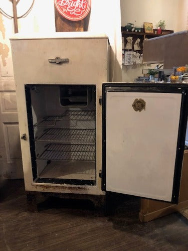 Vintage Westinghouse Refrigerator open