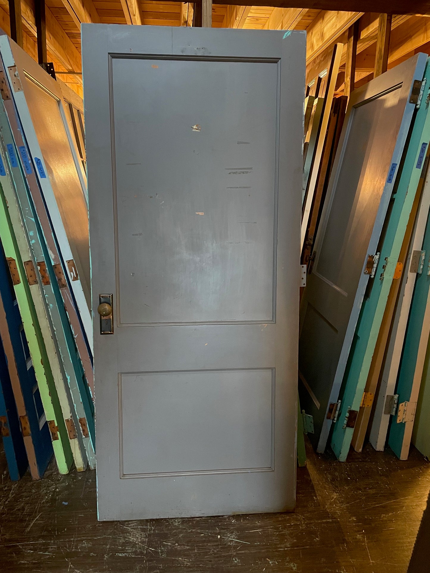 Solid Wood 2 Panel Door (Store Pick Up Only)