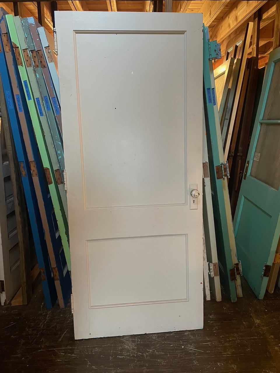 Solid Wood 2 Panel Door (Store Pick Up Only)