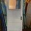 Wood Door with Frosted Glass Panels (Store Pick Up Only)