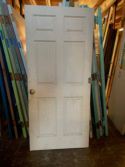 Solid Wood 6 Panel Door (Store Pick Up Only)