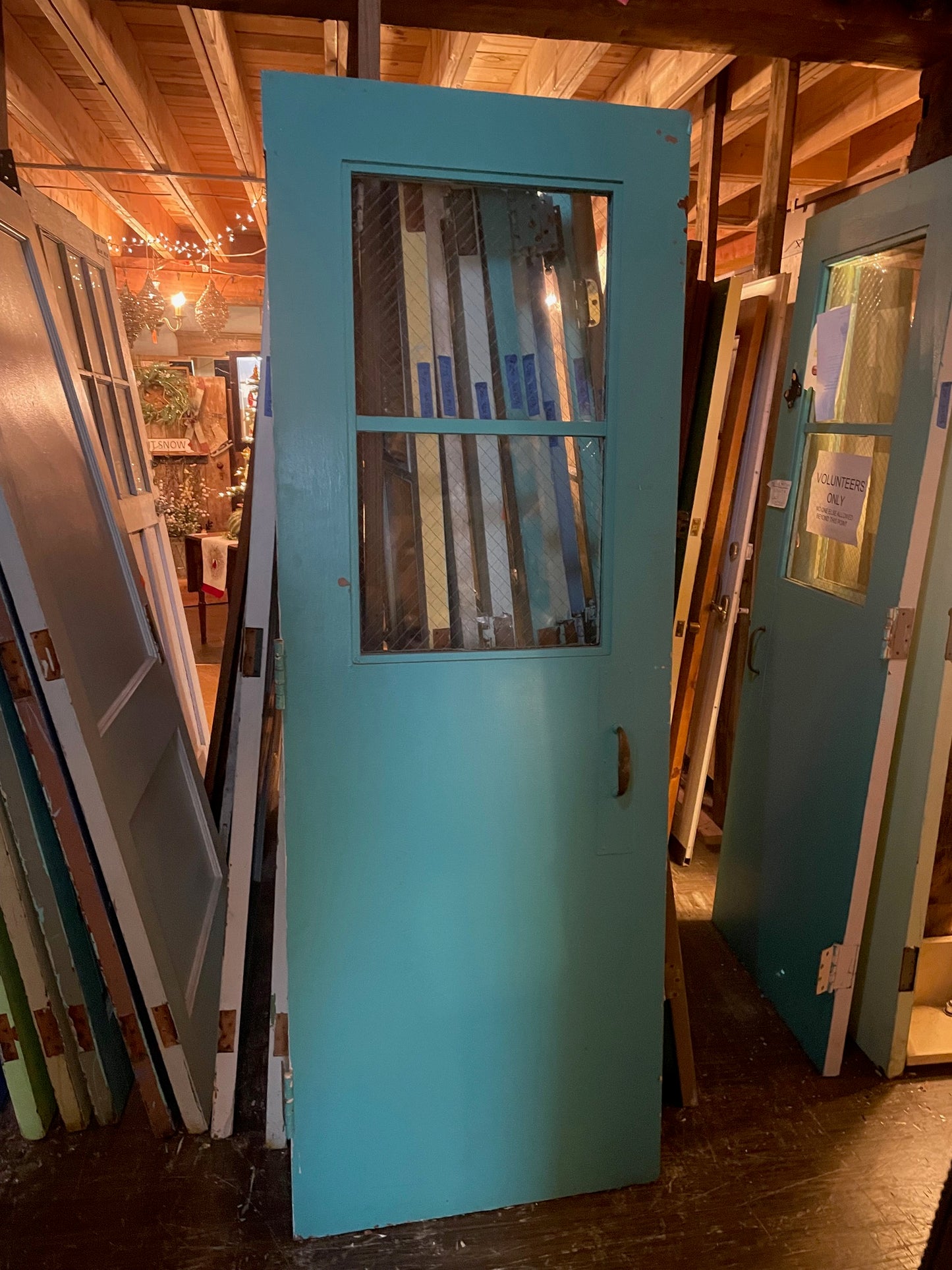 Metal Door with Glass Panels (Store Pick Up Only)