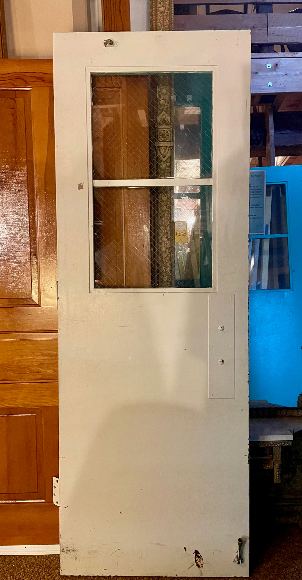 Metal Door with Glass Panels (Store Pick Up Only)