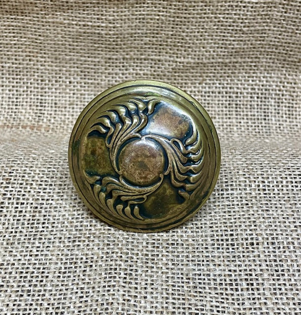 Vintage Brass Door Knob with Spindle