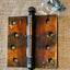 Antique Copper Flash Japanned Hinge- 4" x 4"