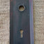 Antique Copper Flashed, Japanned Door Plate- 7" x 2¼"