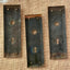 Antique Copper Flashed, Japanned Door Plate- 7" x 2¼"