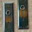 Antique Oxidized Copper Flashed Door Plate