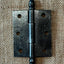 Antique Decorative Cast Iron Acorn Tip Door Hinge - 3" x 2½”