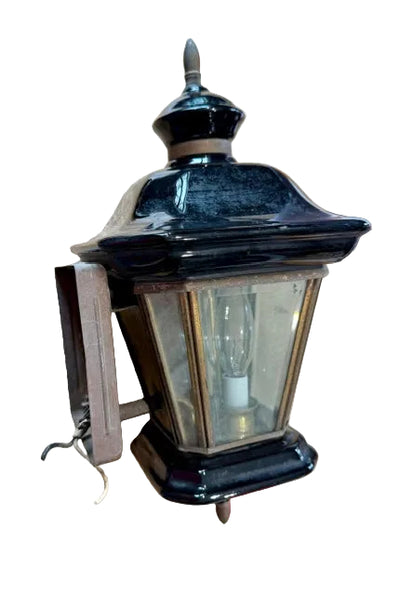 Black Outdoor Wall Lantern