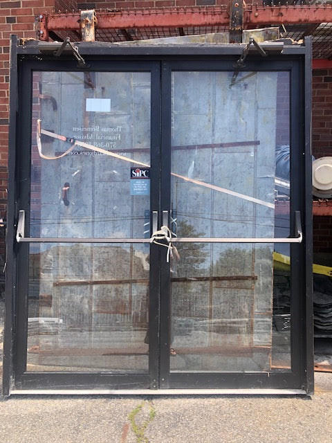 Commercial Double Storefront Doors (store pickup only)