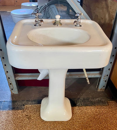 Cast Iron Pedestal Sink (Store Pick Up Only)