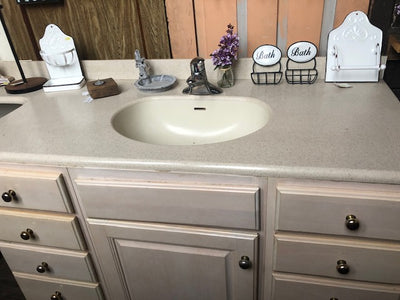 Bathroom Vanity With Top and Faucet (store pick up only)