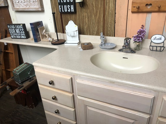 Bathroom Vanity With Top and Faucet (store pick up only)