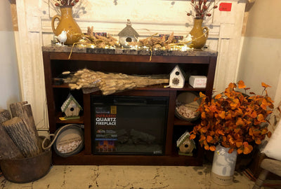 Infrared Quartz Fireplace w/Remote (store pickup only)