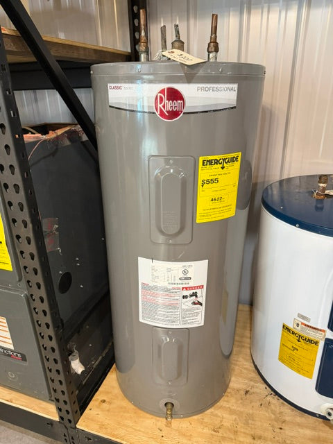 Rheem 40 Gallon Electric Hot Water Heater (Store Pick Up Only: Williamsport, PA)