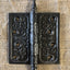 Antique Decorative Steeple Tip Door Hinge - 4½" x 4½"