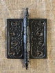 Antique Decorative Steeple Tip Door Hinge - 4½" x 4½"