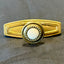 Vintage Brass-Plated Drawer Pull -  3¼"