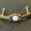 Vintage Brass-Plated Drawer Pull -  4⅞"